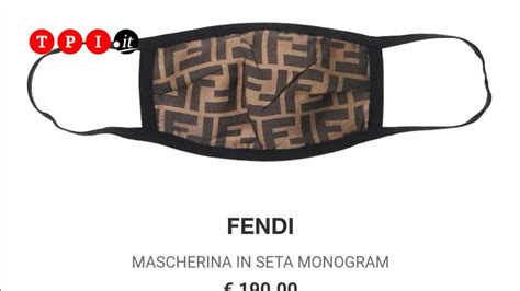 maschera coronavirus fendi|Mascherina Fendi sold out: le polemiche per .